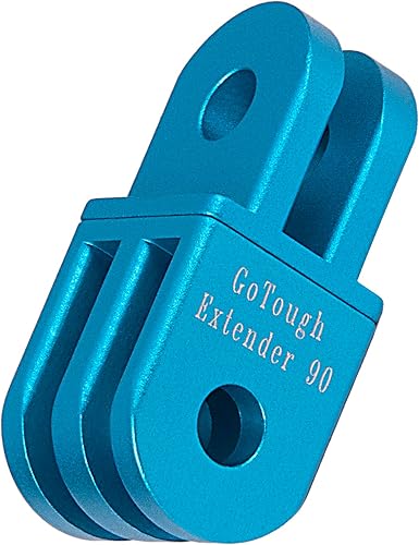 Miniatura 7 de Fotodiox GoTough - Brazo extensor rojo de 90 grados, brazo de extensión de metal con giro de 90 grados compatible con GoPro HERO3, HERO3+, HERO4,