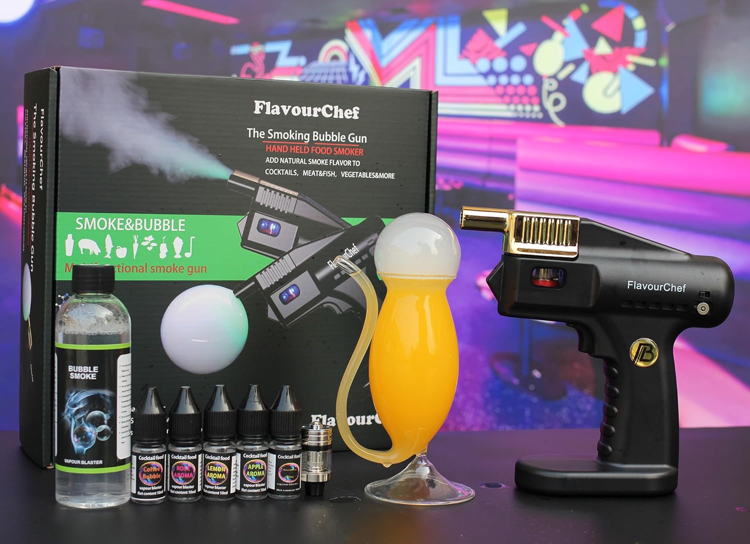 Cocktail Aroma Smoke Bubble Gun Vapour Blaster Cocktail