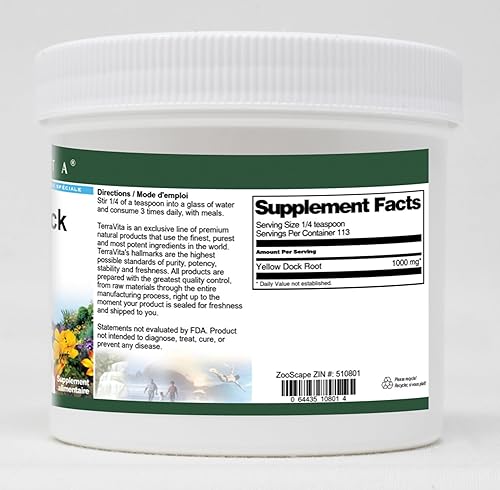 Miniatura 2 de Polvo de raíz de muelle amarillo (4 oz, ZIN 510801) - Paquete de 3