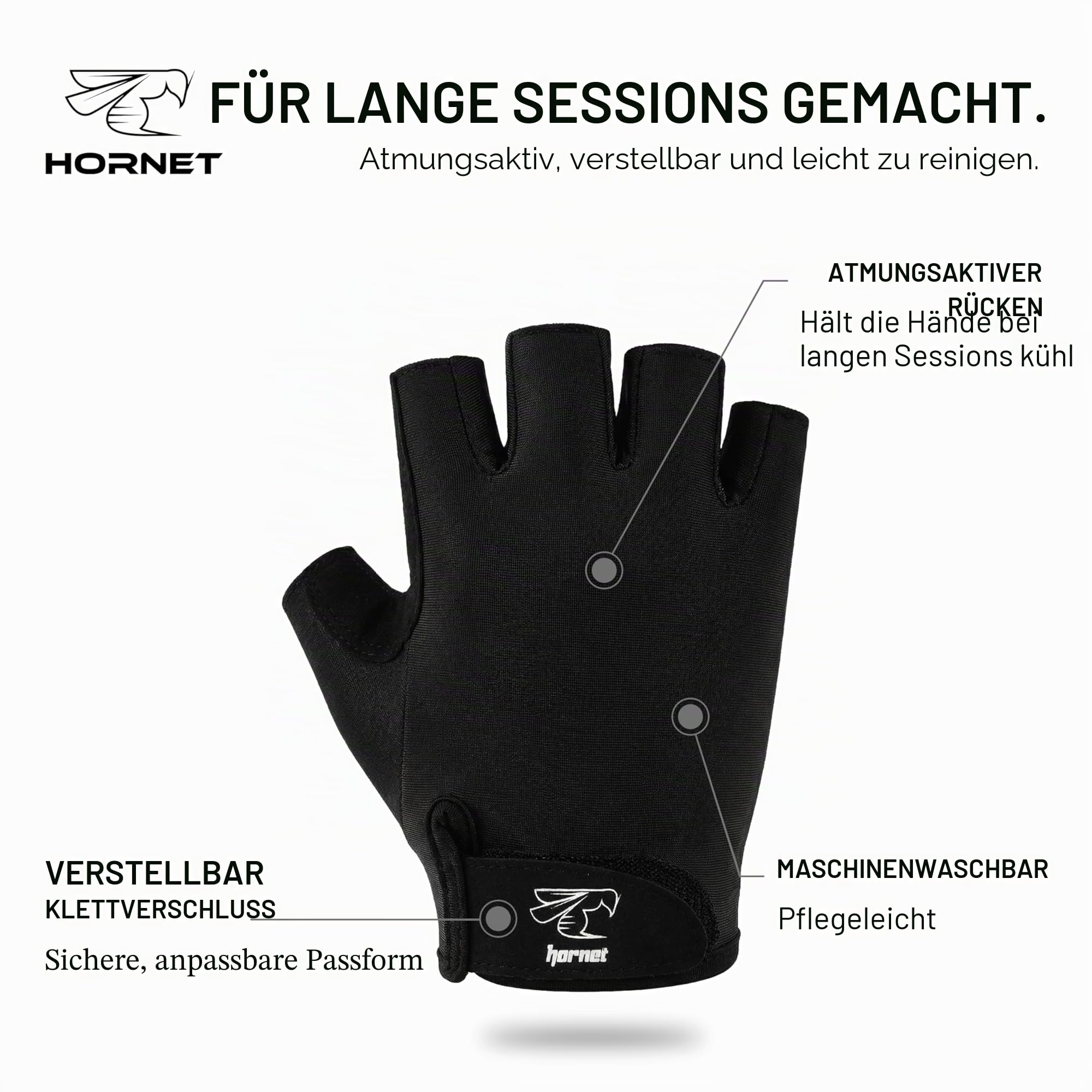 Ruder Handschuhe von Hornet Wassersport – Ideal für Rudern, Skullen, Kajak, SUP, Outrigger Kanu, Drachenboot und weitere Wassersportarten