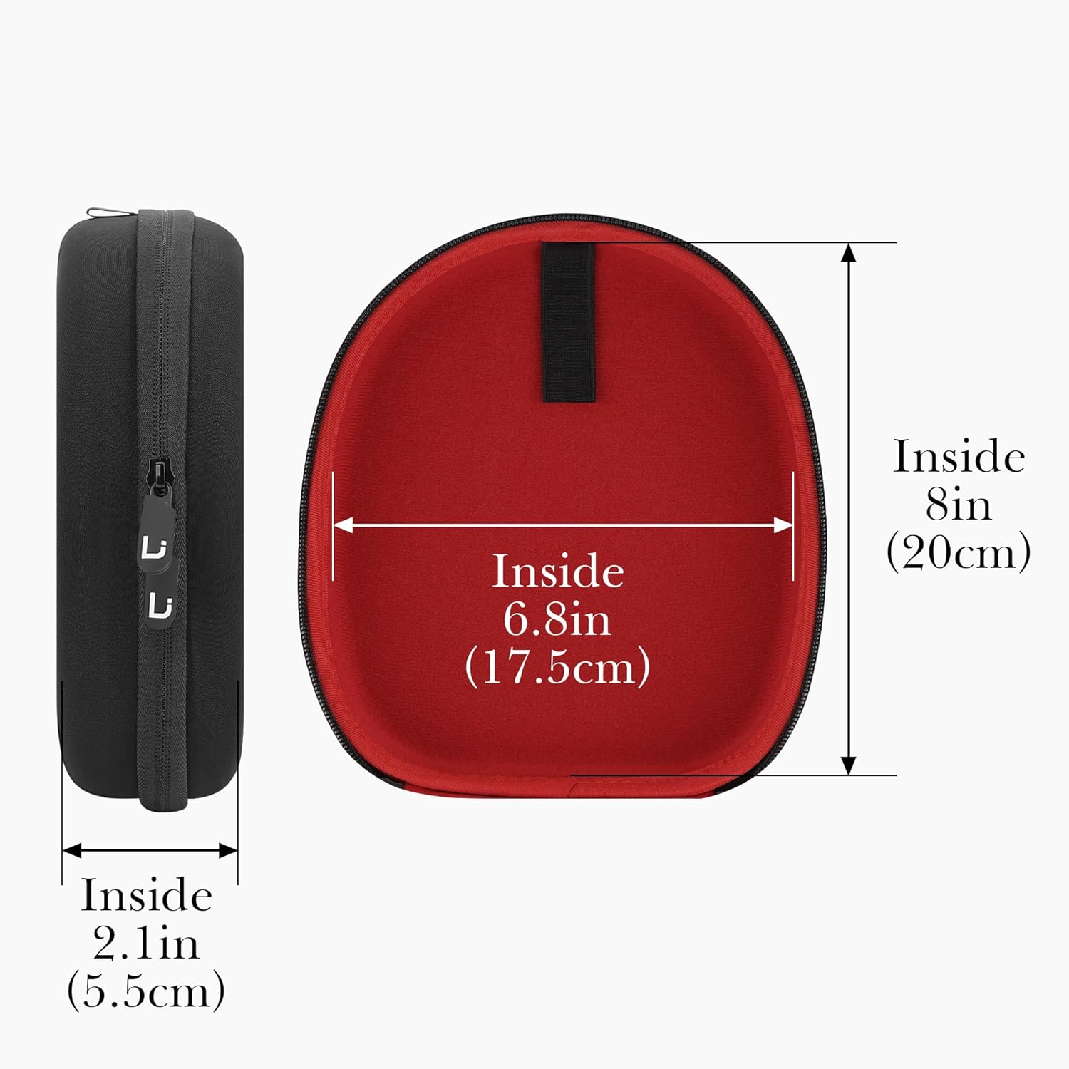 Linkidea Headphones Carrying Case Compatible with Bose 700, QC45, QuietComfort 35, QC25, QC2, Replacement Protective Hard Shell Travel Bag with Cable, Charger Storage (Black) - Image 4