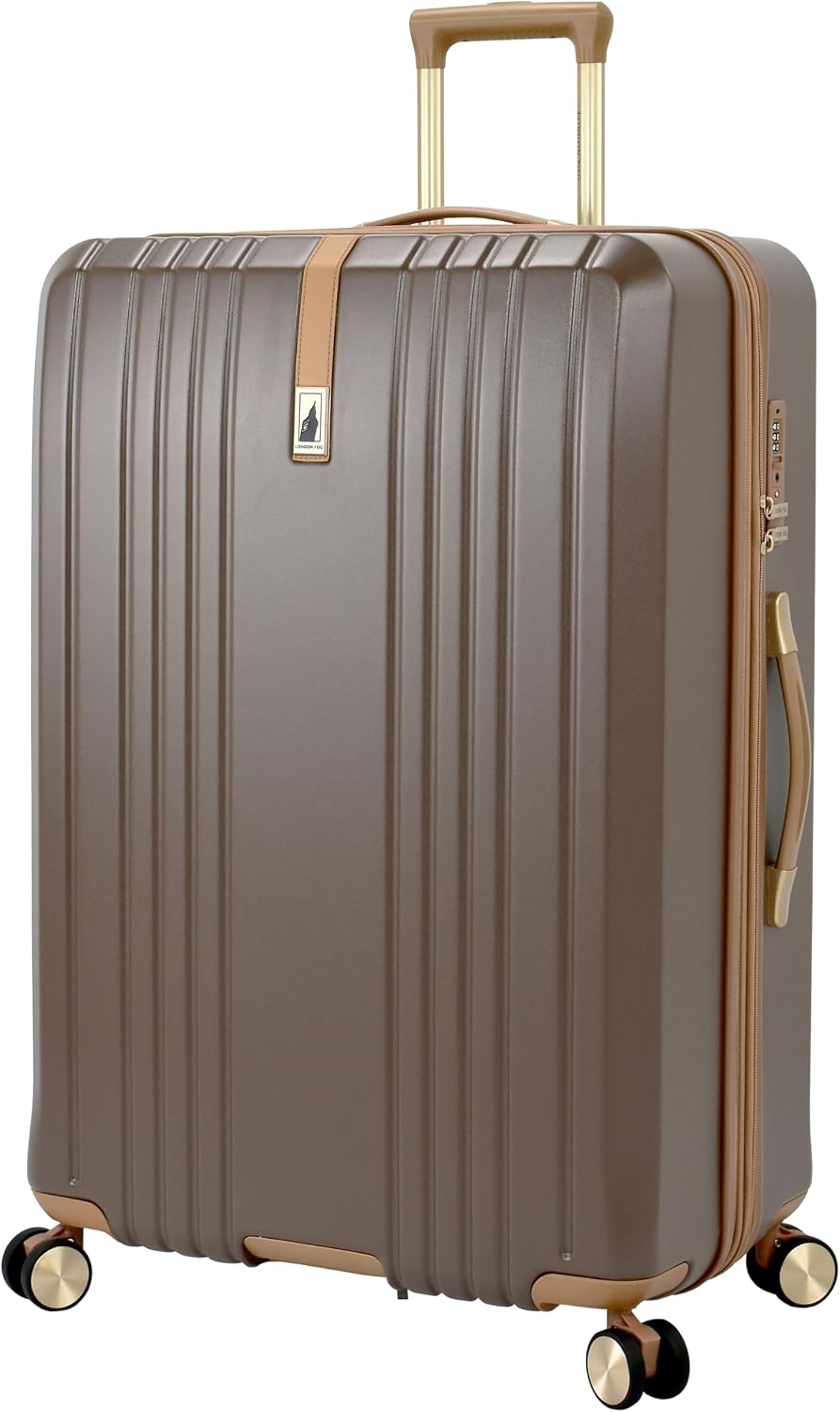 London Fog Southbridge 29 Inch Expandable Spinner HS, Mocha
