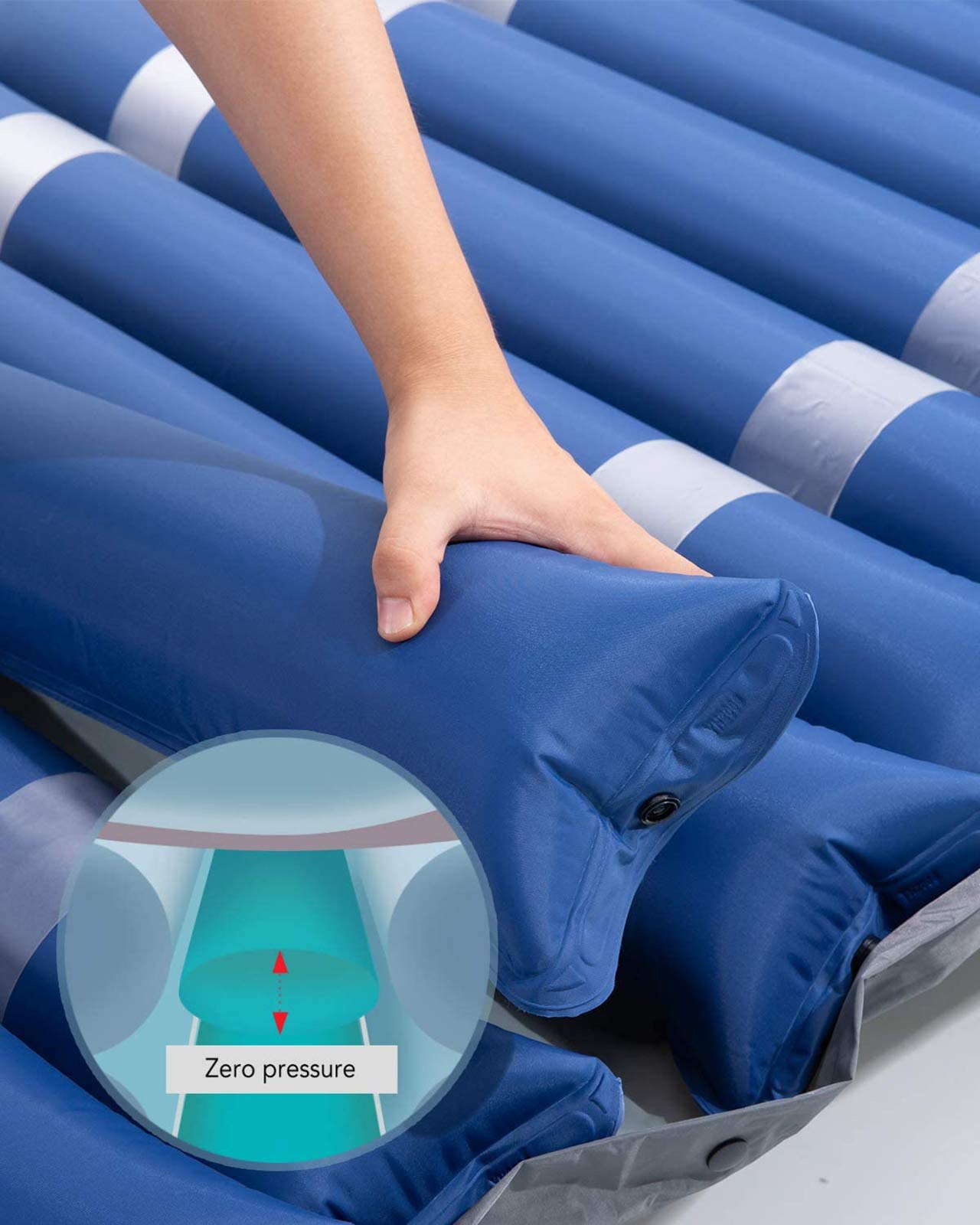 Colchón de aire de presión alterna para la prevención y tratamiento de úlceras médicas por cama con bomba eléctrica