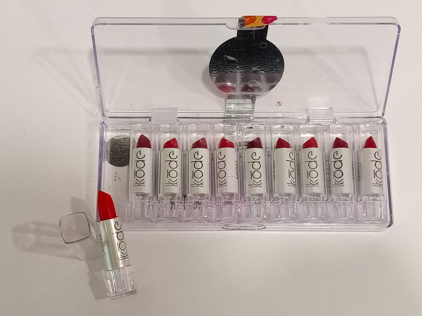 KKODE MATTE MINI LIPSTICK KIT, BOLD SET, VIVID COLOURS WITH LONG LASTING IMPACT, LIGHT WEIGHT, SUITABLE FOR ALL SKIN TONES (PACK OF 10)