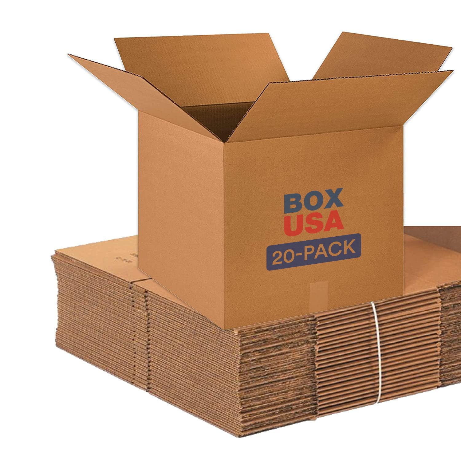 BOX USA Moving Boxes Medium, 18"L x 18"W x 16"H 20-Pack | Corrugated Cardboard Box for Packing, Shipping and Storage18x18x16 181816