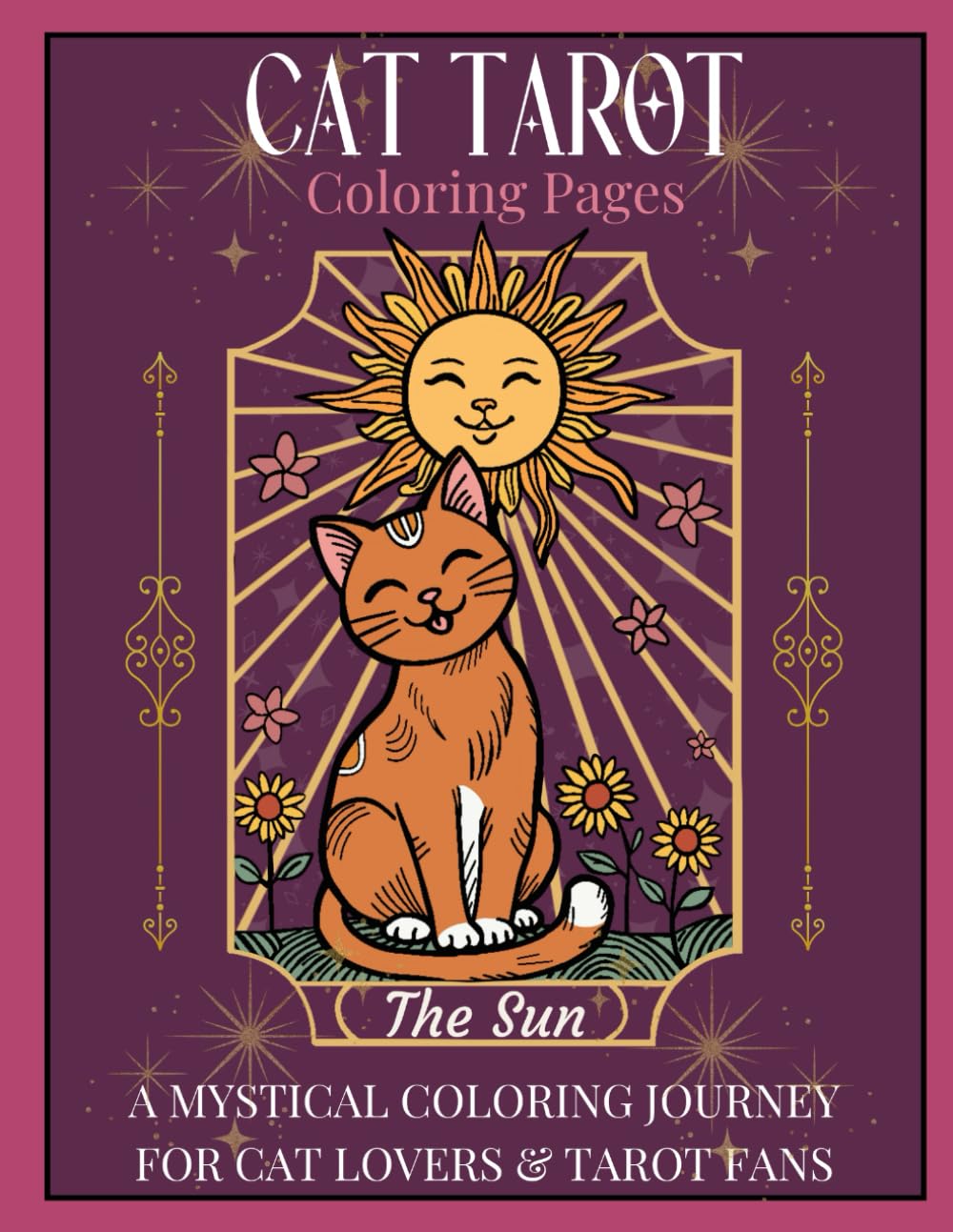 Purrfectly Mystical: A Cat Tarot Coloring Book