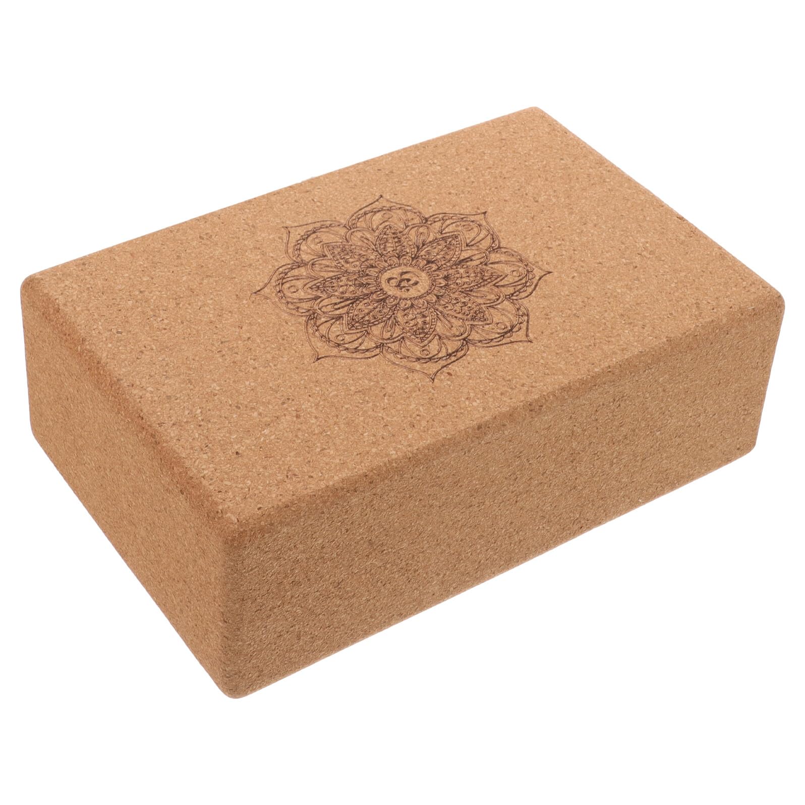 Yoga Block aus Kork für Training, Dehnen und Körperentspannung