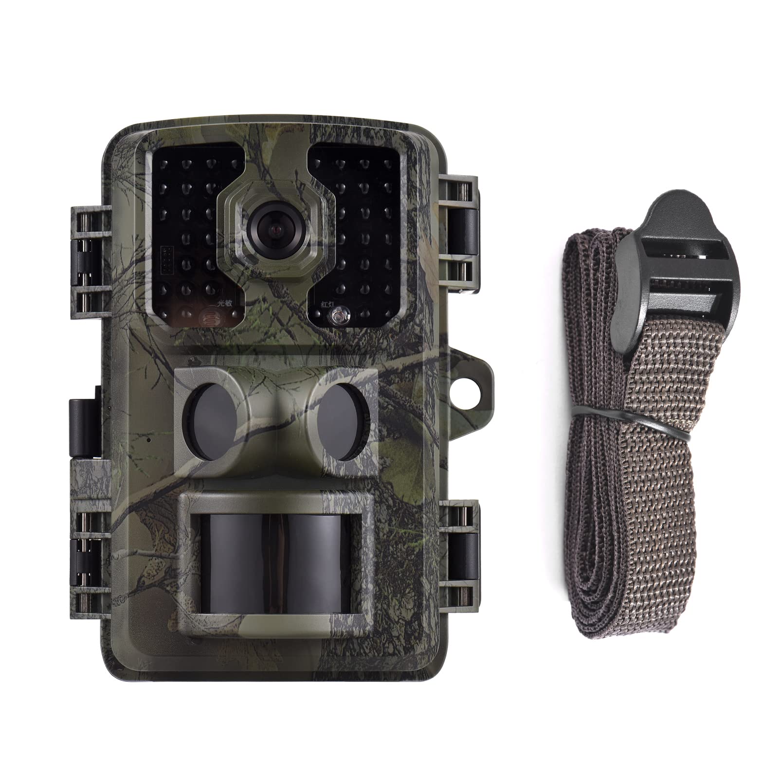 Morelian 4K Trail Camera 16MP Wildlife Scouting Camera Tracking Camera with 2.0 Inch TFT Color Screen PIR Sensors 0.5s Trigger Time Supports Infrared Night Vision Motion Activated IP66 Waterproof