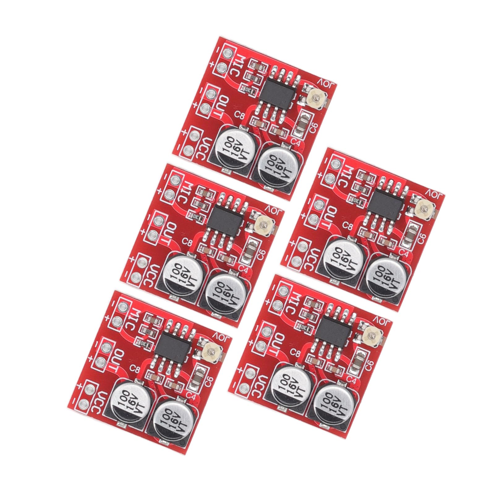 5 Pezzi Amplificatore LM386 Per Microfono Elettrete - Mini Scheda AMP DC4V-12V Con Regolazione Guadagno - Foto 11