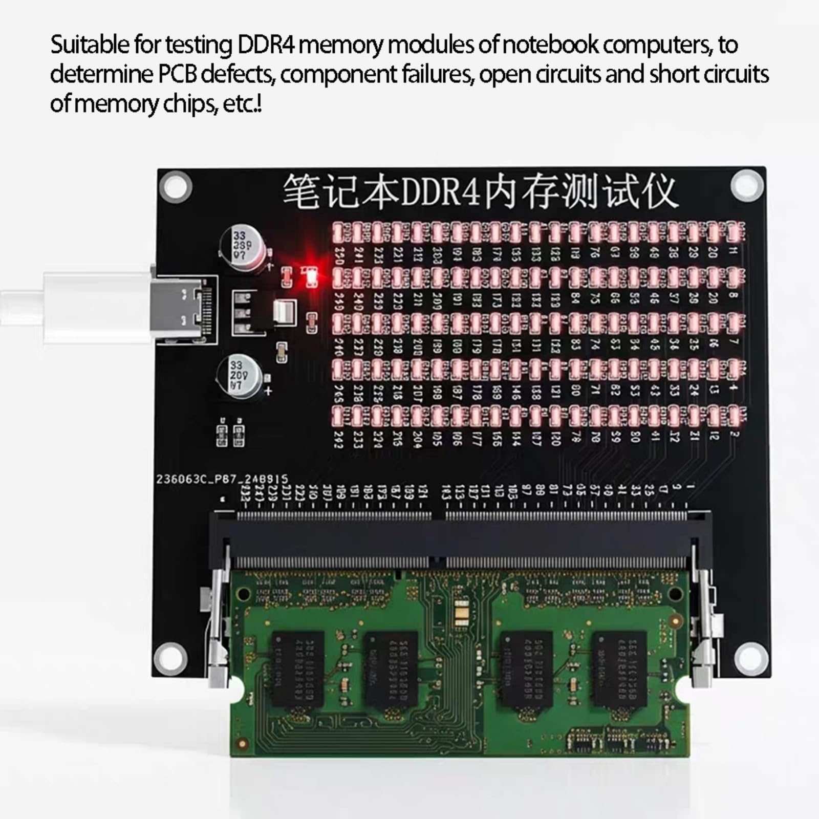 Tester Memoria DDR4, Scheda della Memoria del Tester