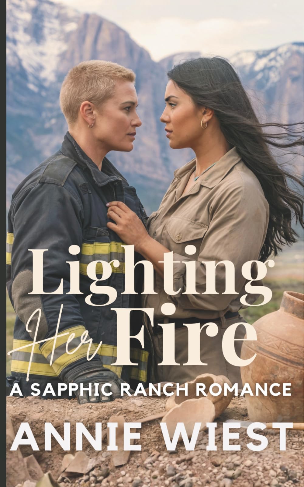 Lighting Her Fire: A Sapphic Ranch Romance (Sacred Peaks Ranch)