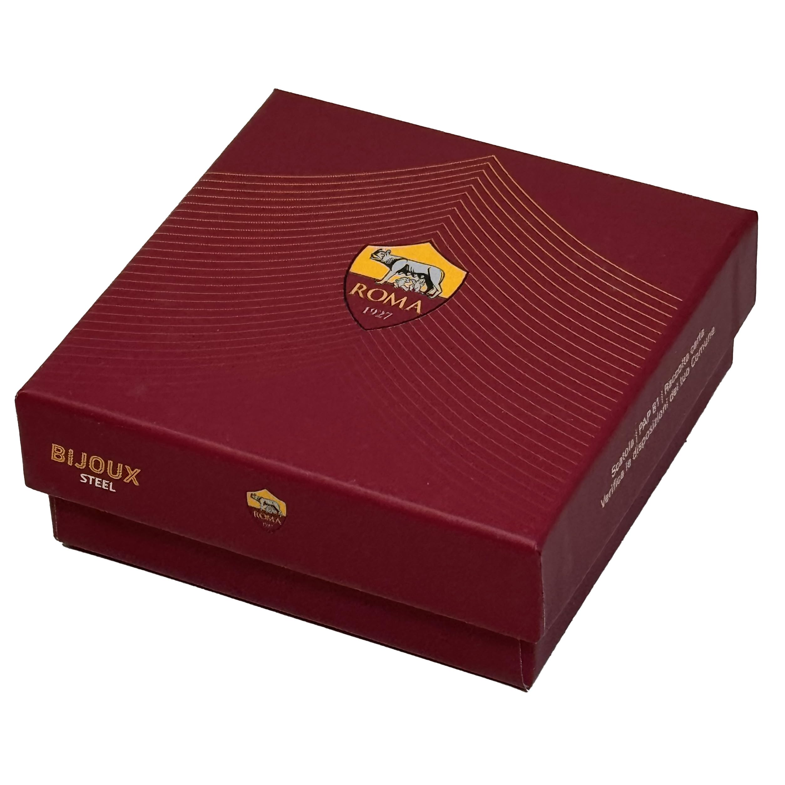 Clondo As Roma Stainless Steel Keyring - Official Football Product - Stylish and Durable Gadget with Logo - Giallorossi Fan Gift Idea - 3