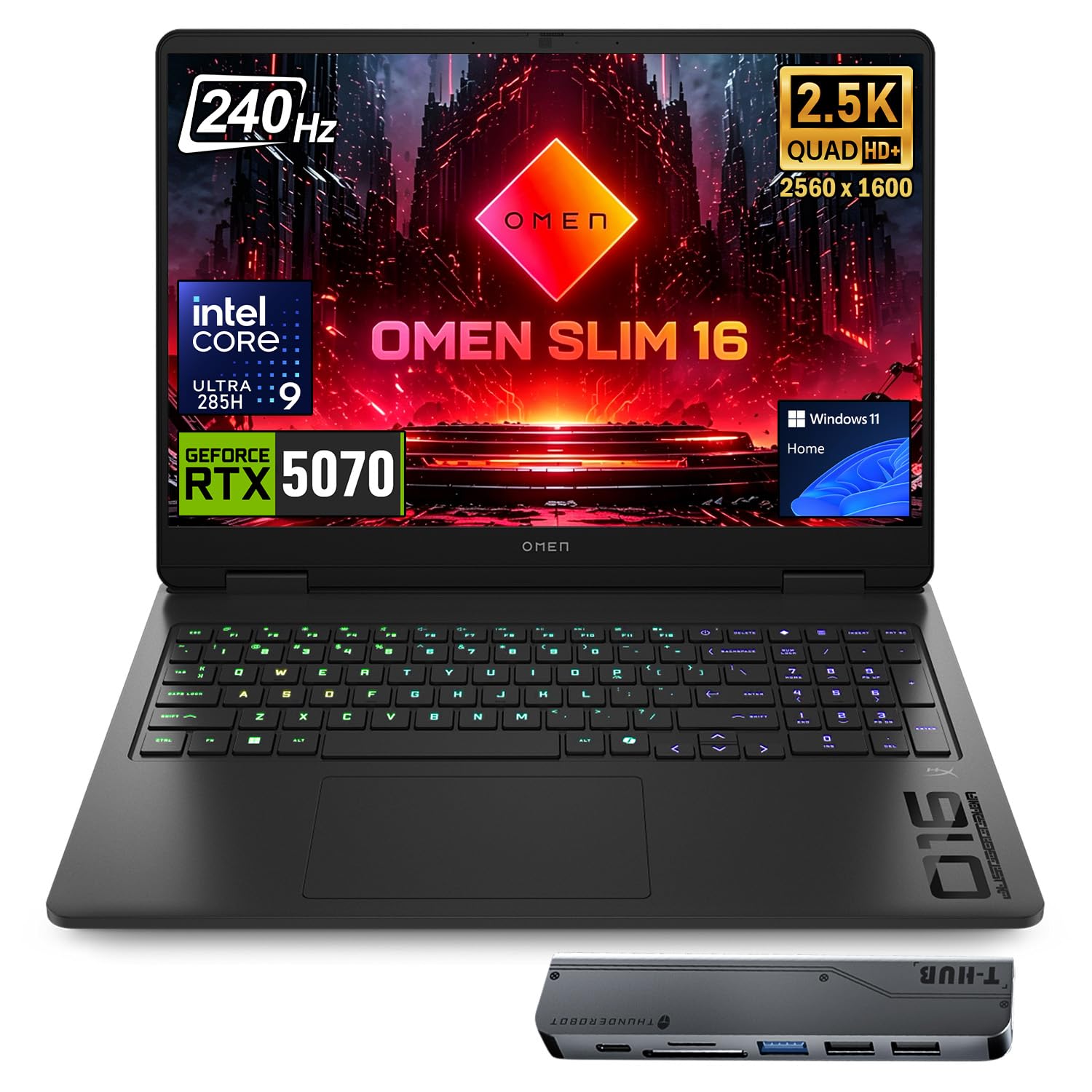 Amazon.com: HP OMEN 16 Slim RTX 5070 Intel Ultra 9-285H 240Hz QHD+