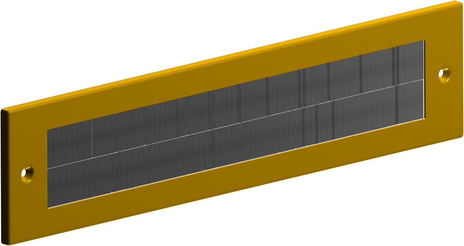 Letter Box Cover Draught Excluder for Internal Use - Gold Finish