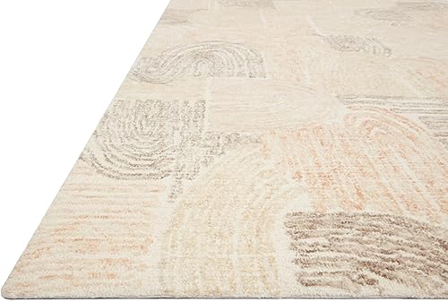 Miniatura 3 de Loloi Milo - Alfombra de pasillo de 2 pies 6 pulgadas x 9 pies 9 pulgadas, melocotónguijarro