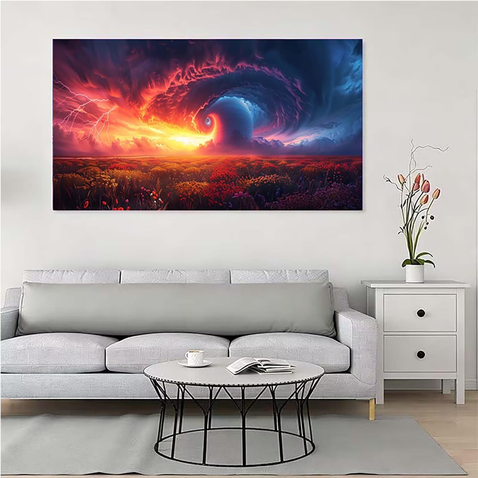 Tramonto 5D DIY Diamond Painting Grandi Dimensioni 100x200cm 5-7823
