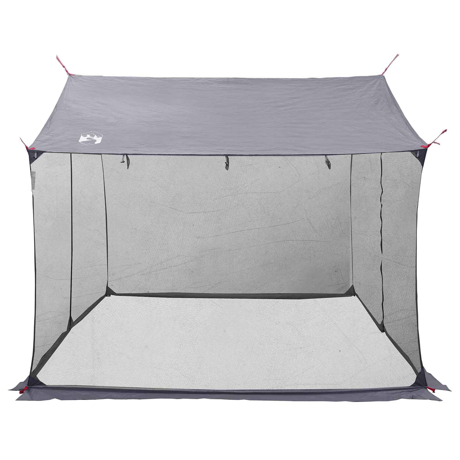 Camping-Tarp mit Netzwänden aus 185T Polyester PU, 340 x 260 x 220 cm für Camping, Wanderung, Festival, Strand, wasserdicht und UVschutz, mit Moskitonetz