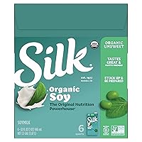 Vista 11 de Silk Leche de soja orgánica sin azúcar, cajas asépticas de 32 onzas (paquete de 6)