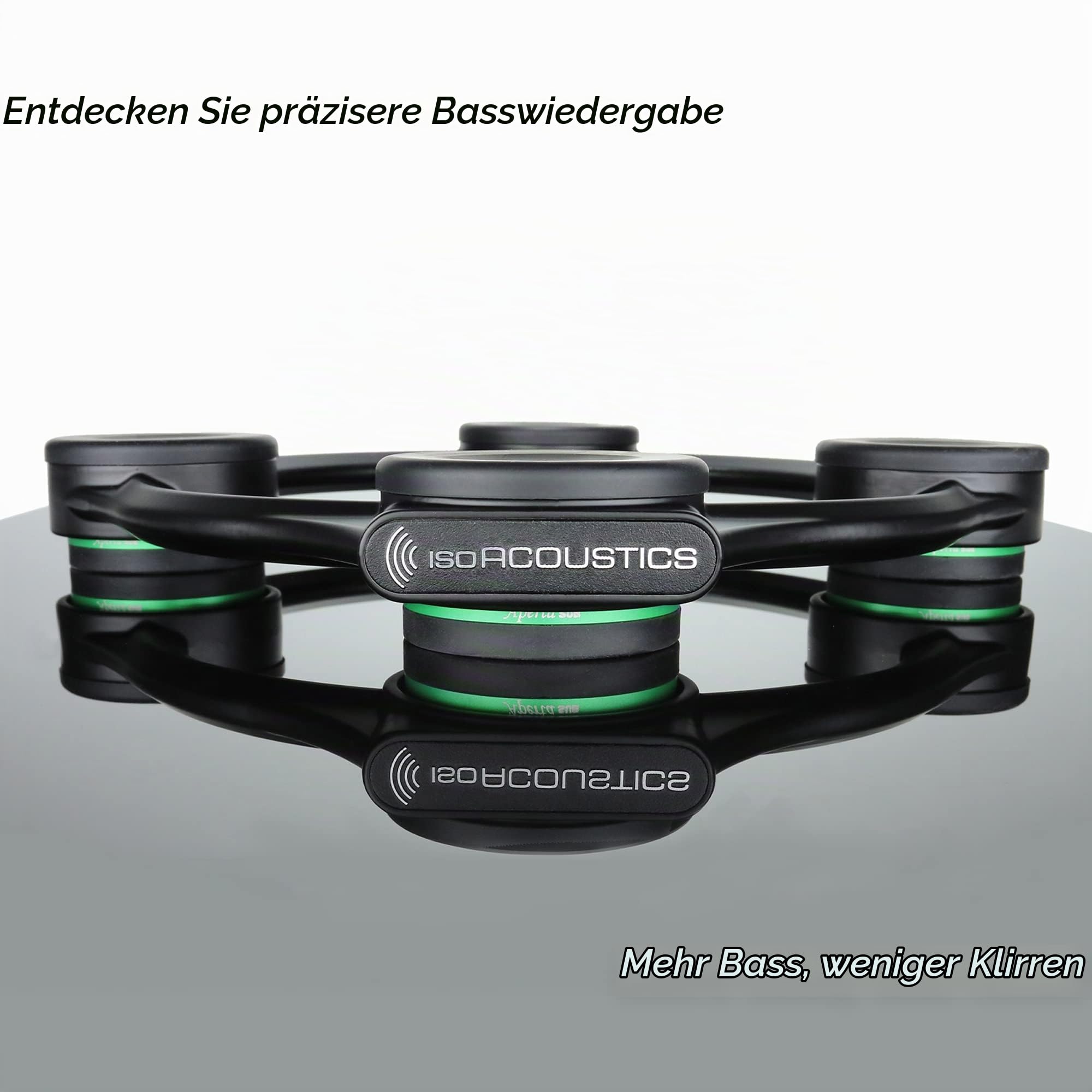 IsoAcoustics Subwoofer Isolation Stand: Aperta Sub (10.5" W x 11.5” D)