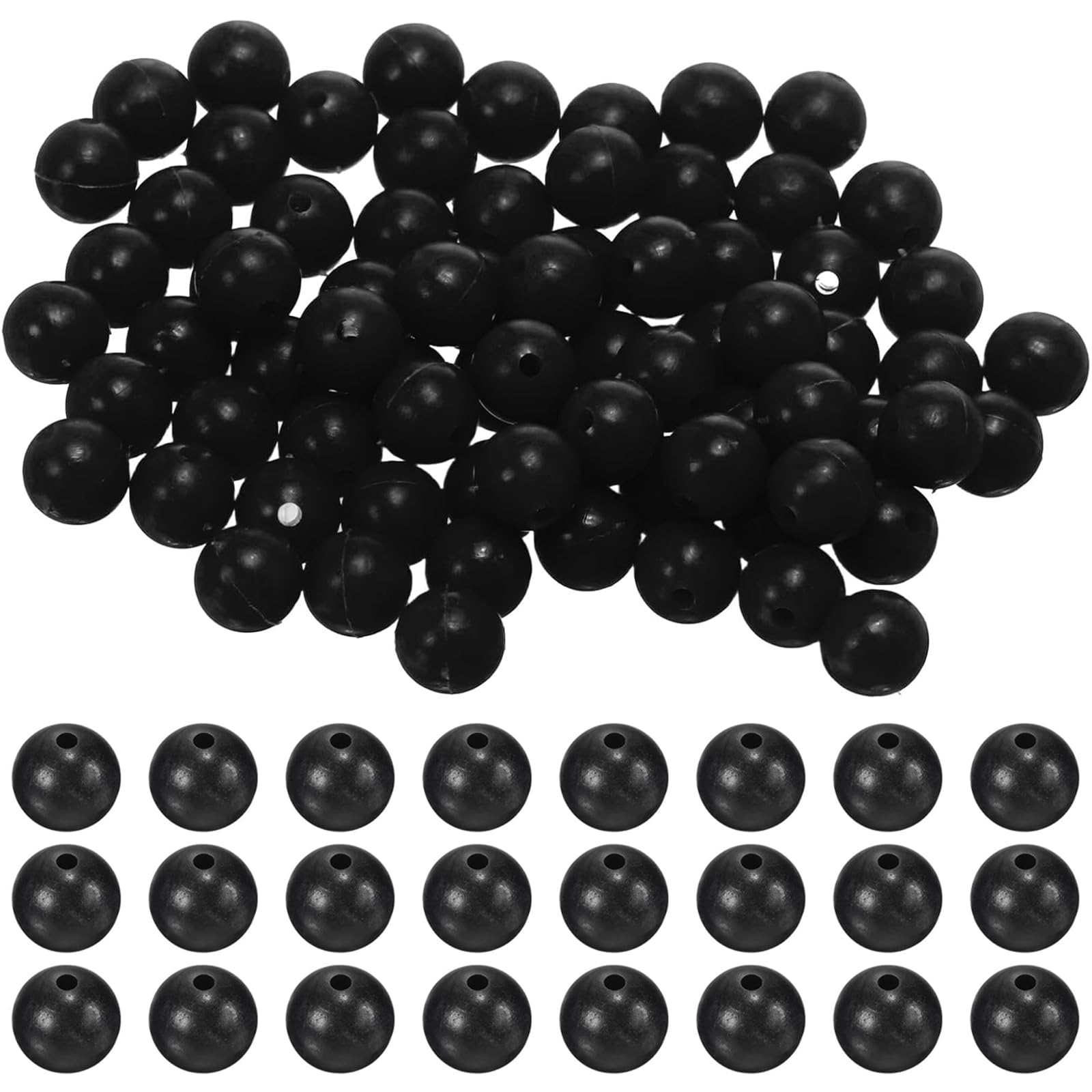 Perles en Caoutchouc 5mm Souple pour Pêche à la Carpe, Accessoires Float Rig pour Eau Douce et Salée