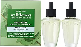 Bath & Body Works Wallflowers Refills, Eucalyptus Spearmint Scent, Plug-In Air Freshener Refills for Bedrooms, Bathrooms &...