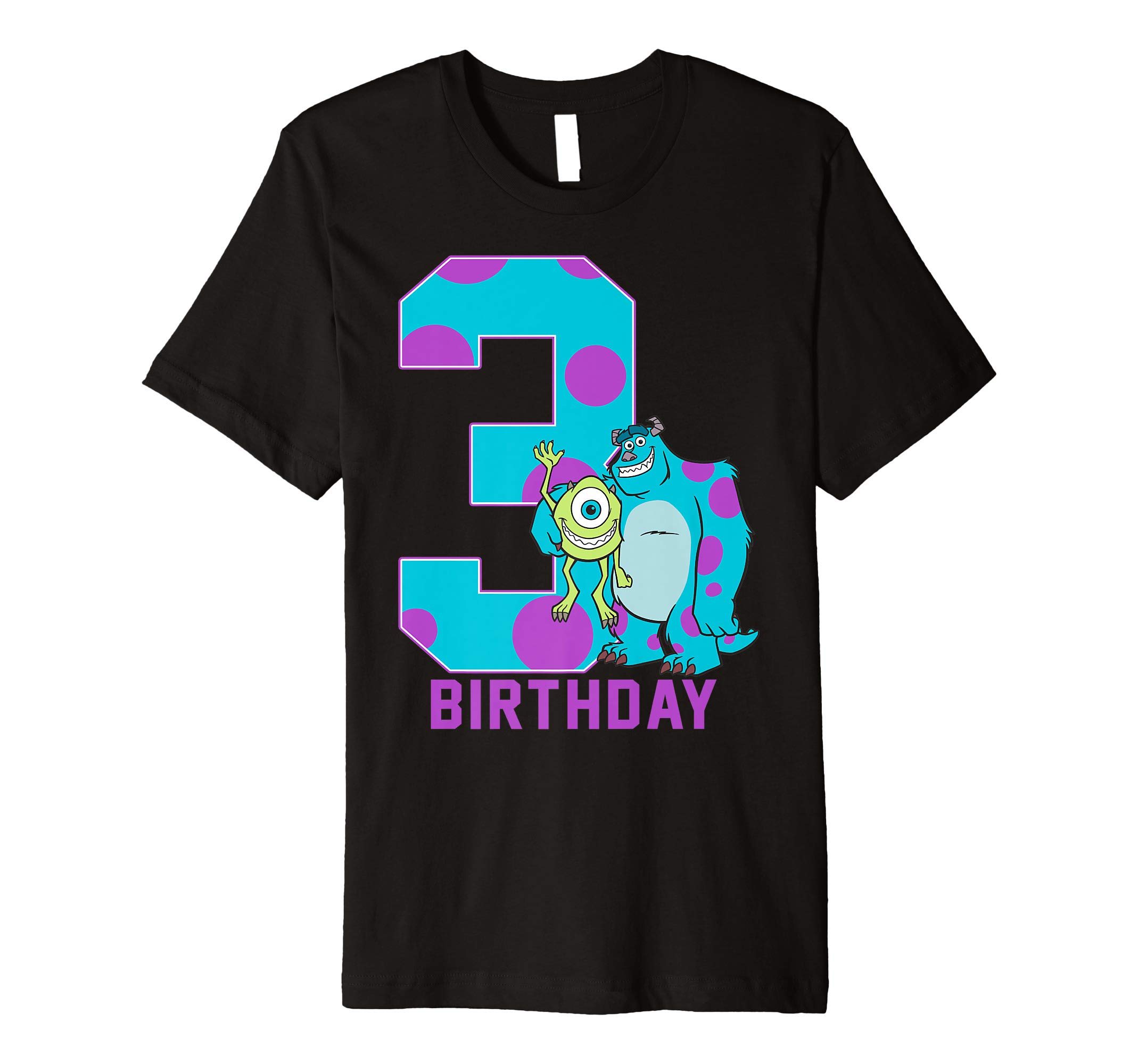 DisneyPixar Monsters Inc. Mike and Sully 3rd Birthday Premium T-Shirt