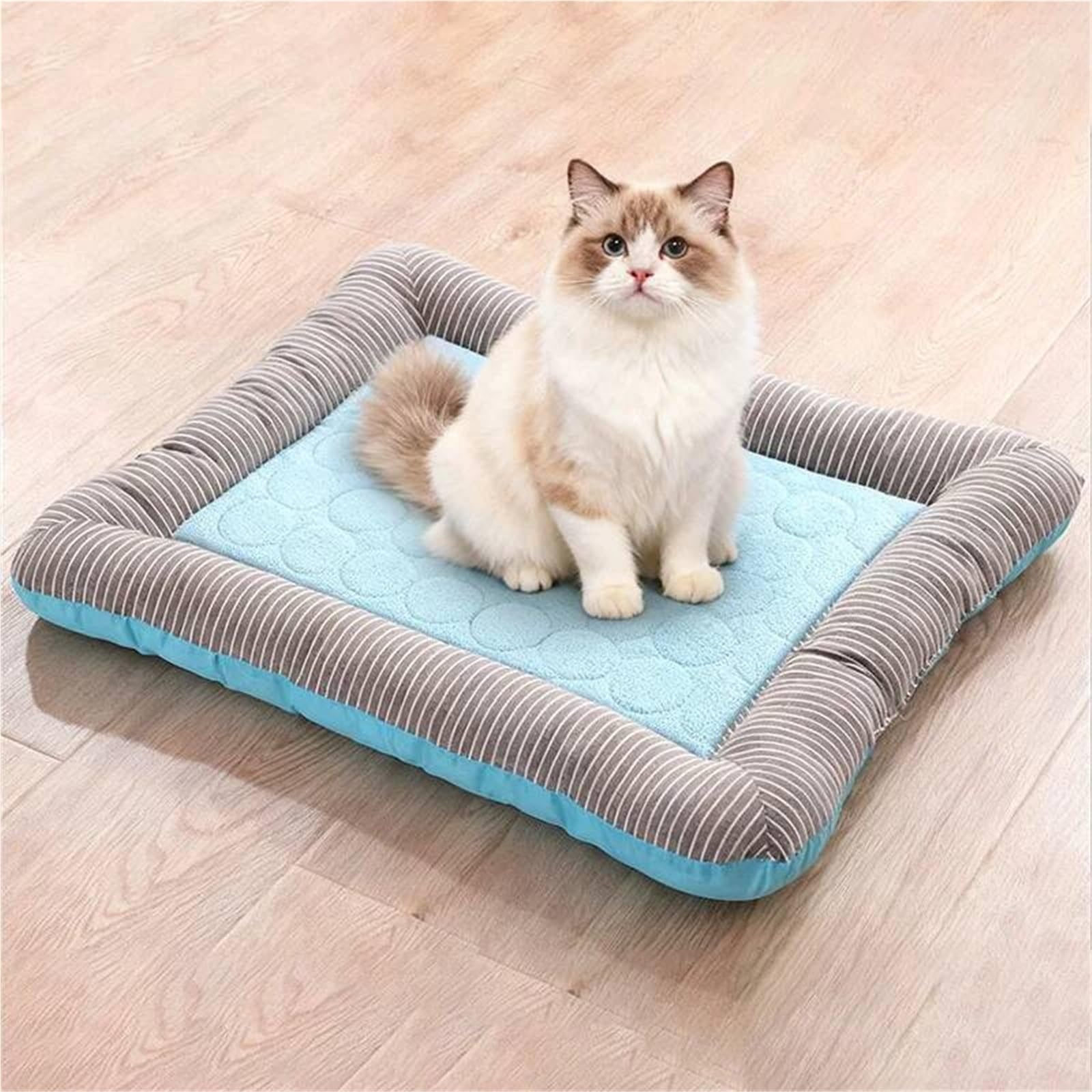 Seda de hielo Mascotas Refrigeración Esterillas Verano Perro Gato Cama