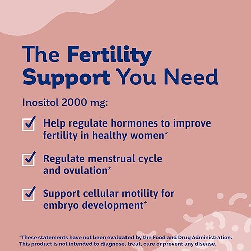Miniatura 4 de Biostime Suplemento de inositol para la fertilidad mamabiótica y la concepción  Ácido fólico, zinc, selenio, hierro, vitaminas  Suplemento PCOS