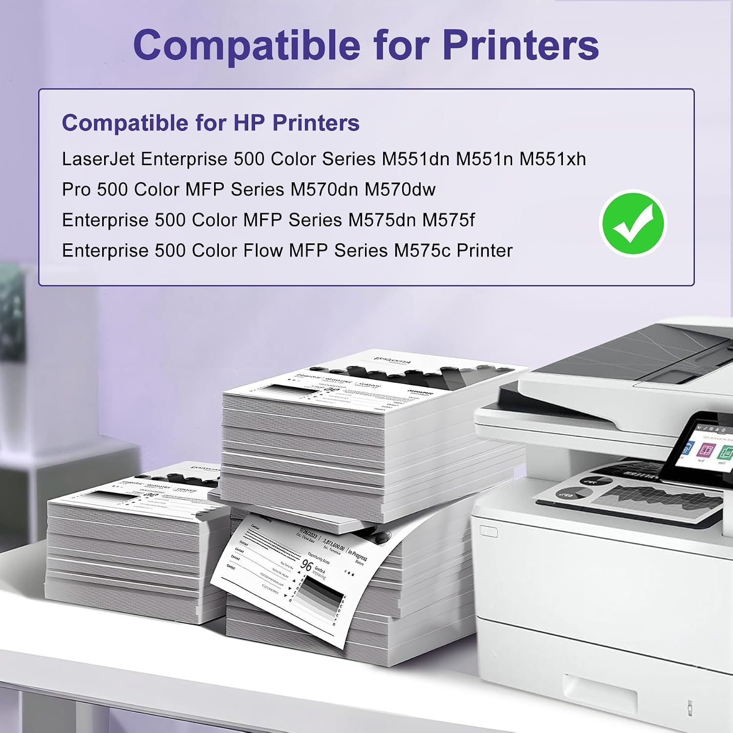 507X 507A High Yield Black Toner Cartridge Replacement for HP CE400X CE400A, for LaserJet 500 Color m551 m551n m551dn m551xh m570dn m570dw m575c m575dn m575f Printers (Black ,1-Pack)