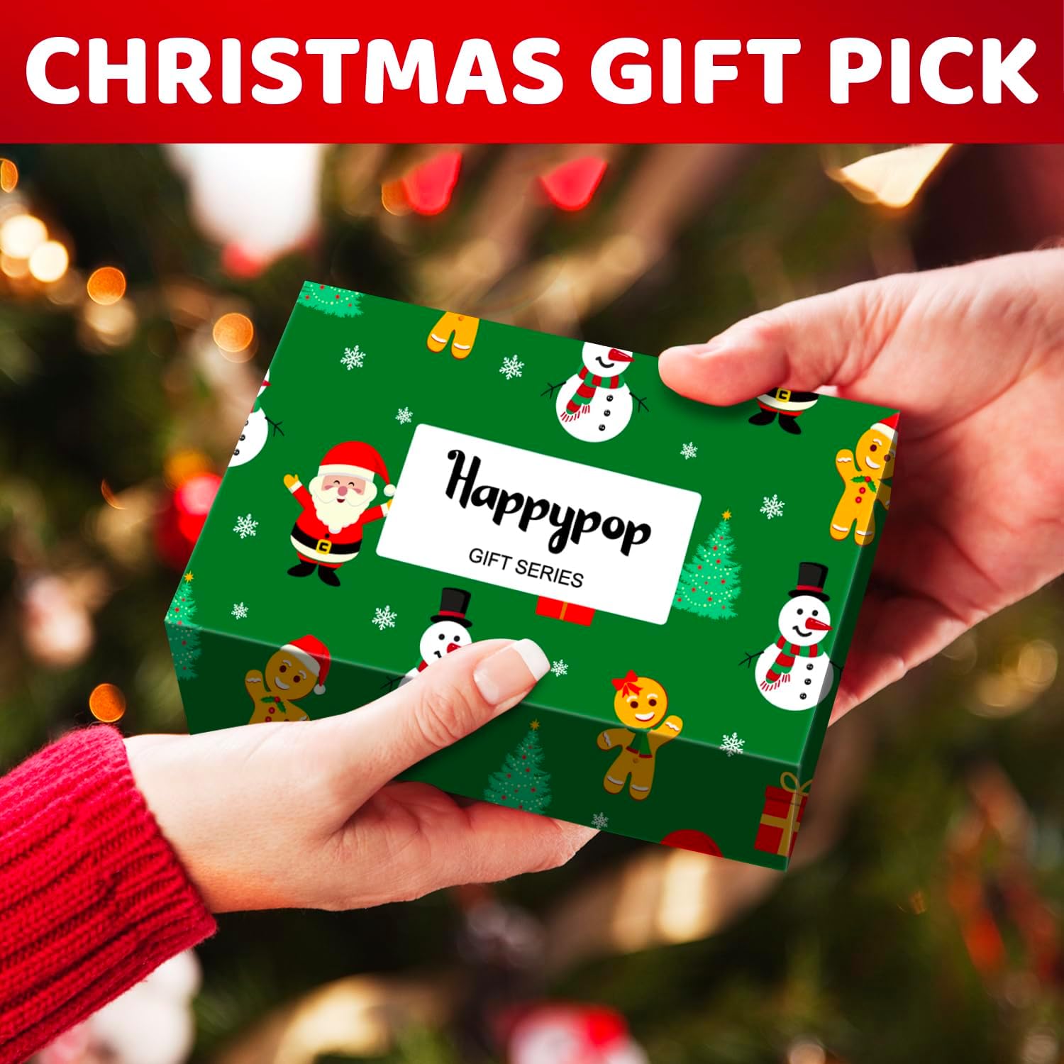 HAPPYPOP Christmas Socks for Women Men - Unisex Xmas Stocking, Holiday Gift Ideas for Teens - Image 4