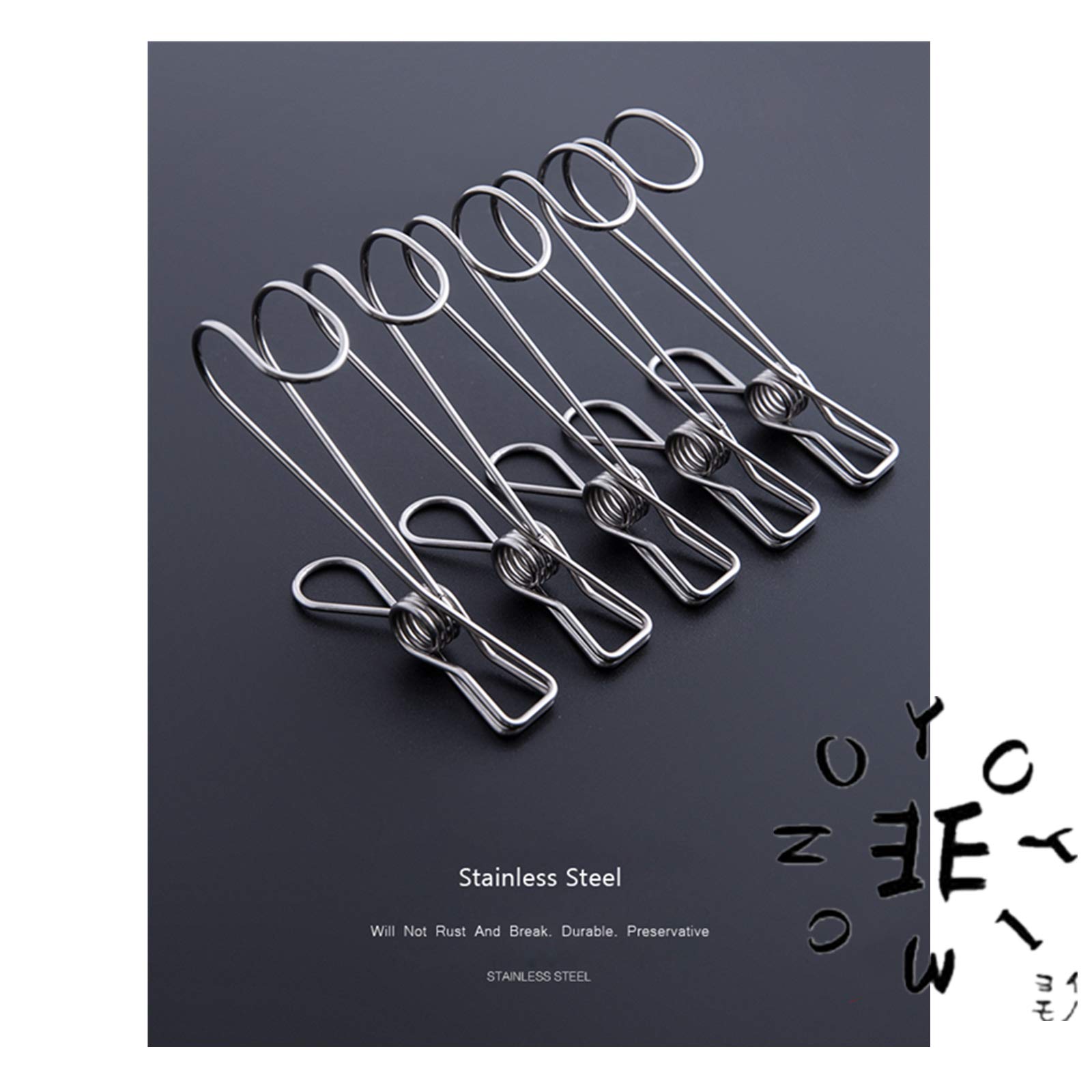 水滴と洗濯ばさみ Amazon.co.jp : YOYIMONO 洗濯バサミ ステンレス クリップ ピンチ