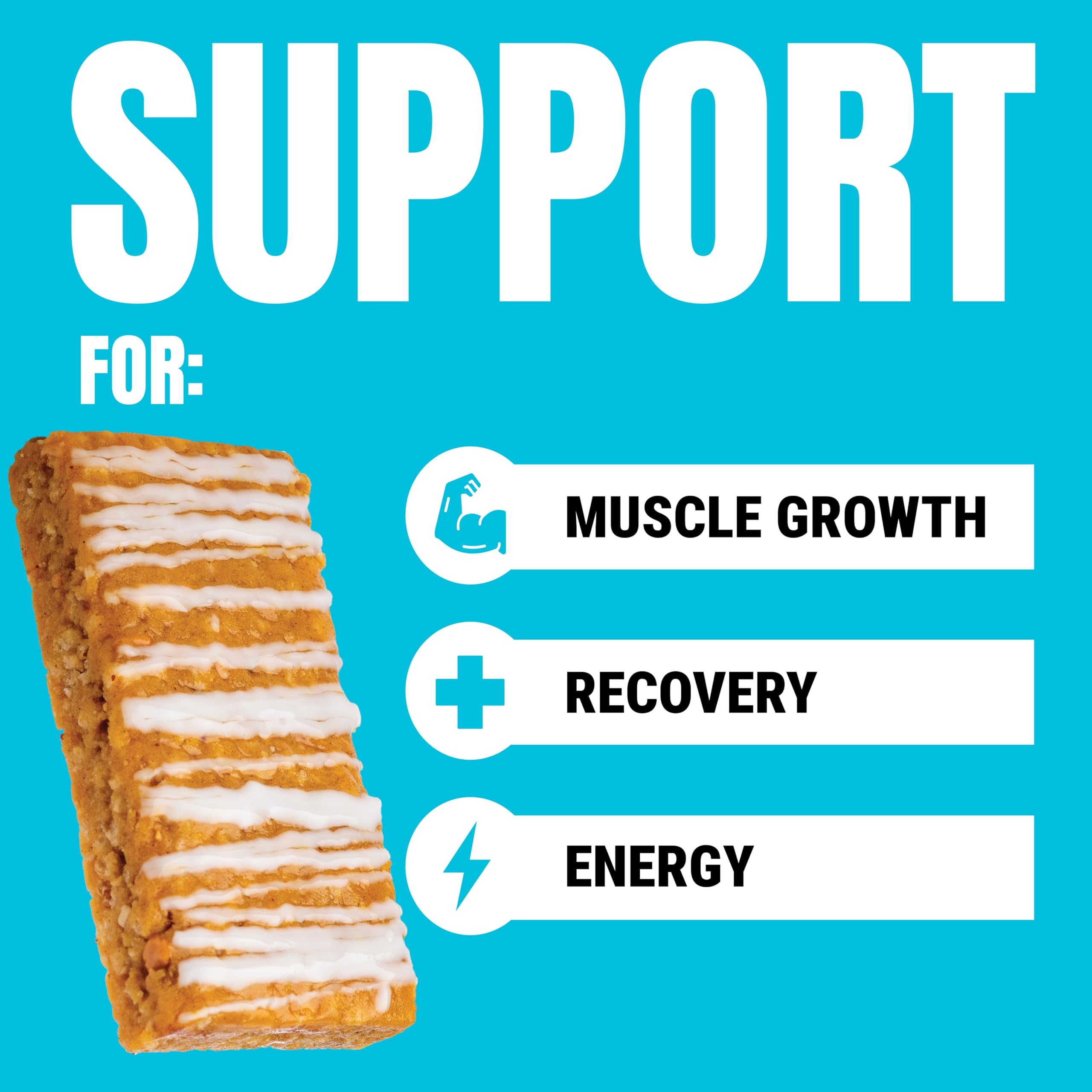 JiMMYBAR! - Eye Of The Tiger Caramel Chocolate Peanut Protein Bars - 25g Protein Bar - 6g Low Sugar - 12 Count - 60g Health Bars - Functional Snack with Real Peanuts & Hand-Drizzled Chocolate — Amazon image 5