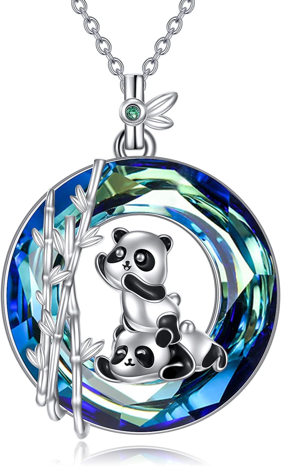 YFN Fox/Owl/Axolotl/Hippo/Highland Cow/Red Panda Raccoon Necklace Gifts 925 Sterling Silver Tree of Life Pendant Necklace Cute Animal Jewelry for Women Girls Birthday Party Gifts