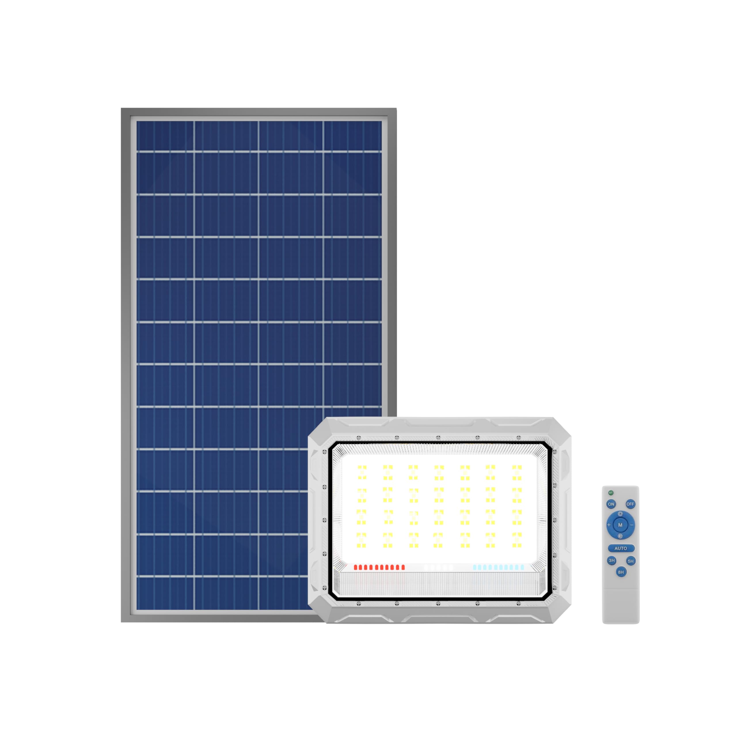 Sponsored Ad - Dylect® Luxe Solar Flood Light – Powerful Bright 60W to 90W for Outdoor Garden, Home, Retail Shop, Parking | Long 10Hr Runtime with Unique Hazard Light & Remote, IP65 Waterproof, 6000K Cool White