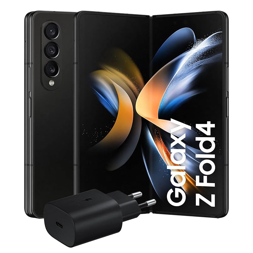 Immagine del prodotto Samsung Galaxy Z Fold4 Smartphone 5G Caricatore incluso, Smartphone pieghevole Android SIM Free, 256GB, Display Dynamic AMOLED 2X 6.2”/7.6”1,2, Phantom Black 2022 (Versione Italiana)