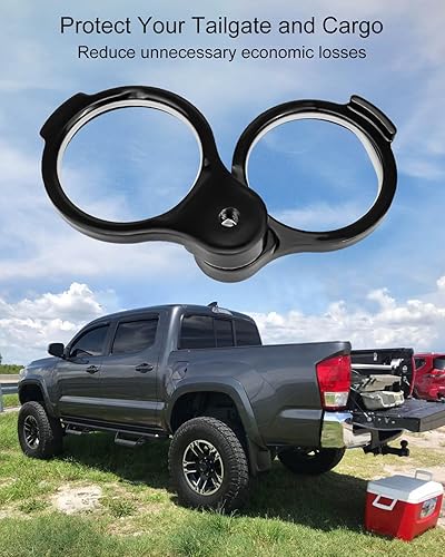 Miniatura 10 de Cerradura de puerta trasera para Toyota Tacoma 2005-2015 Dispositivo de bloqueo antirrobo, rojo