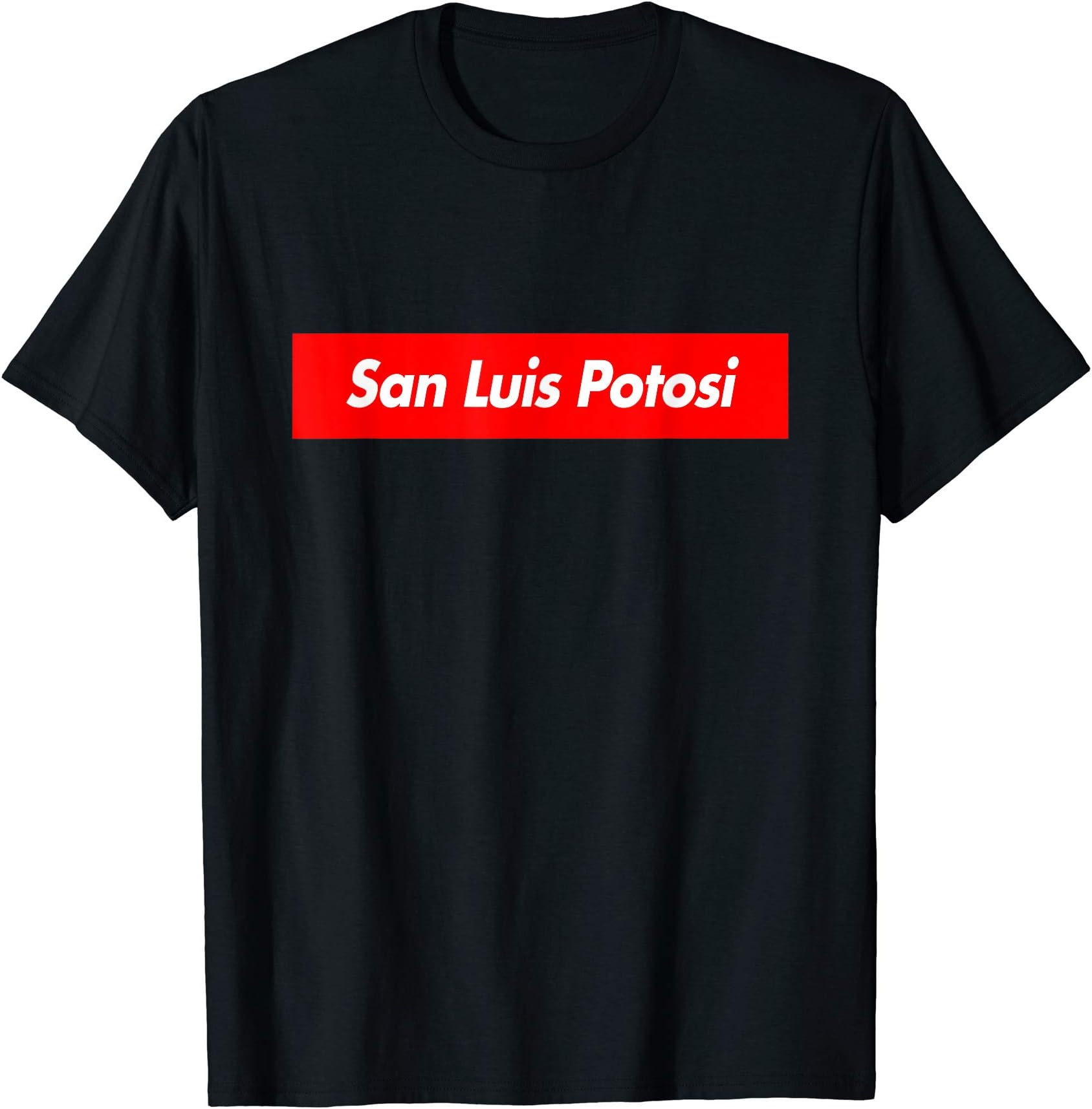 San Luis Potosi Red Box Logo Funny T-Shirt