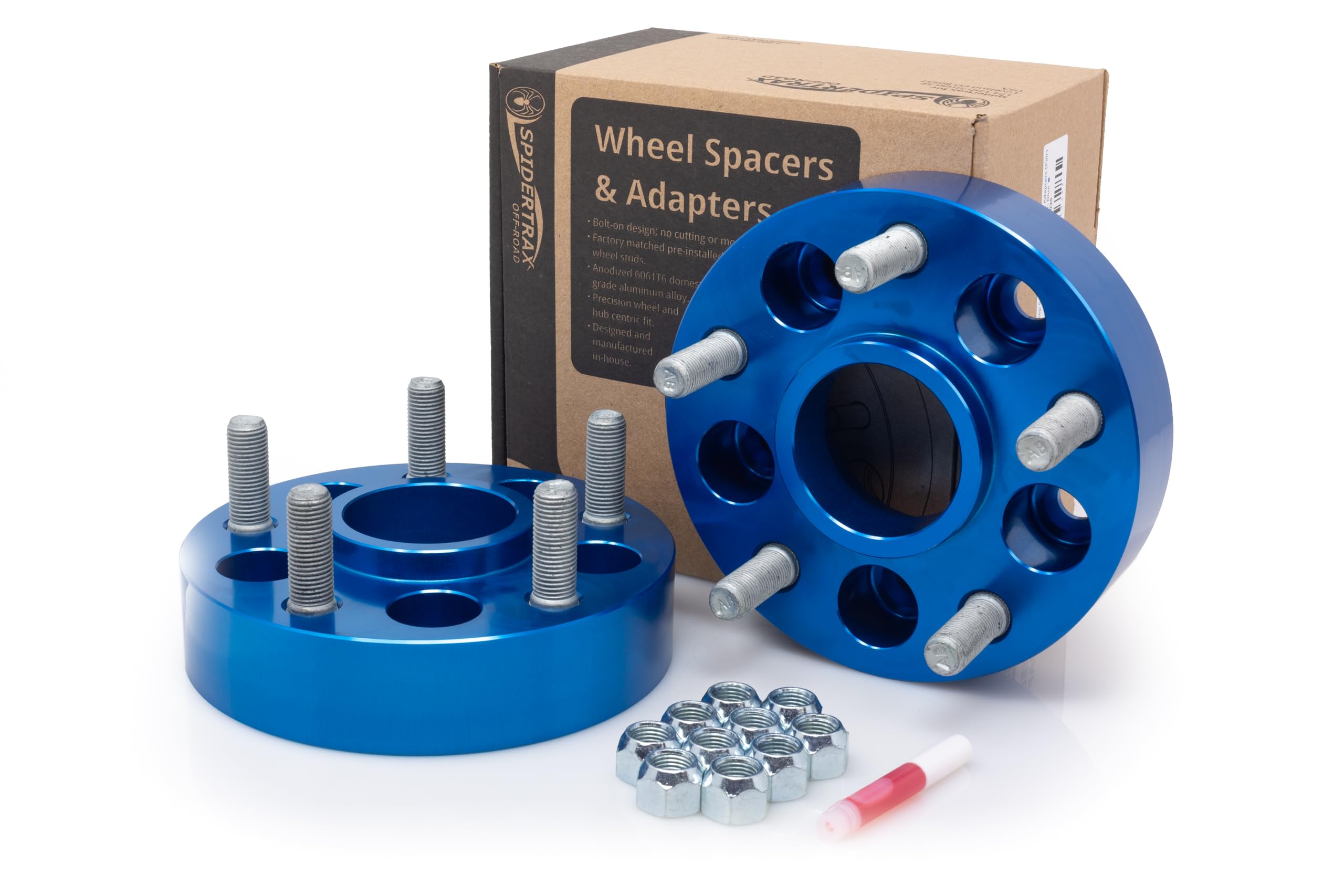 Amazon.com: Spidertrax WHS035 Blue Wheel Adapters (Pair) : Automotive