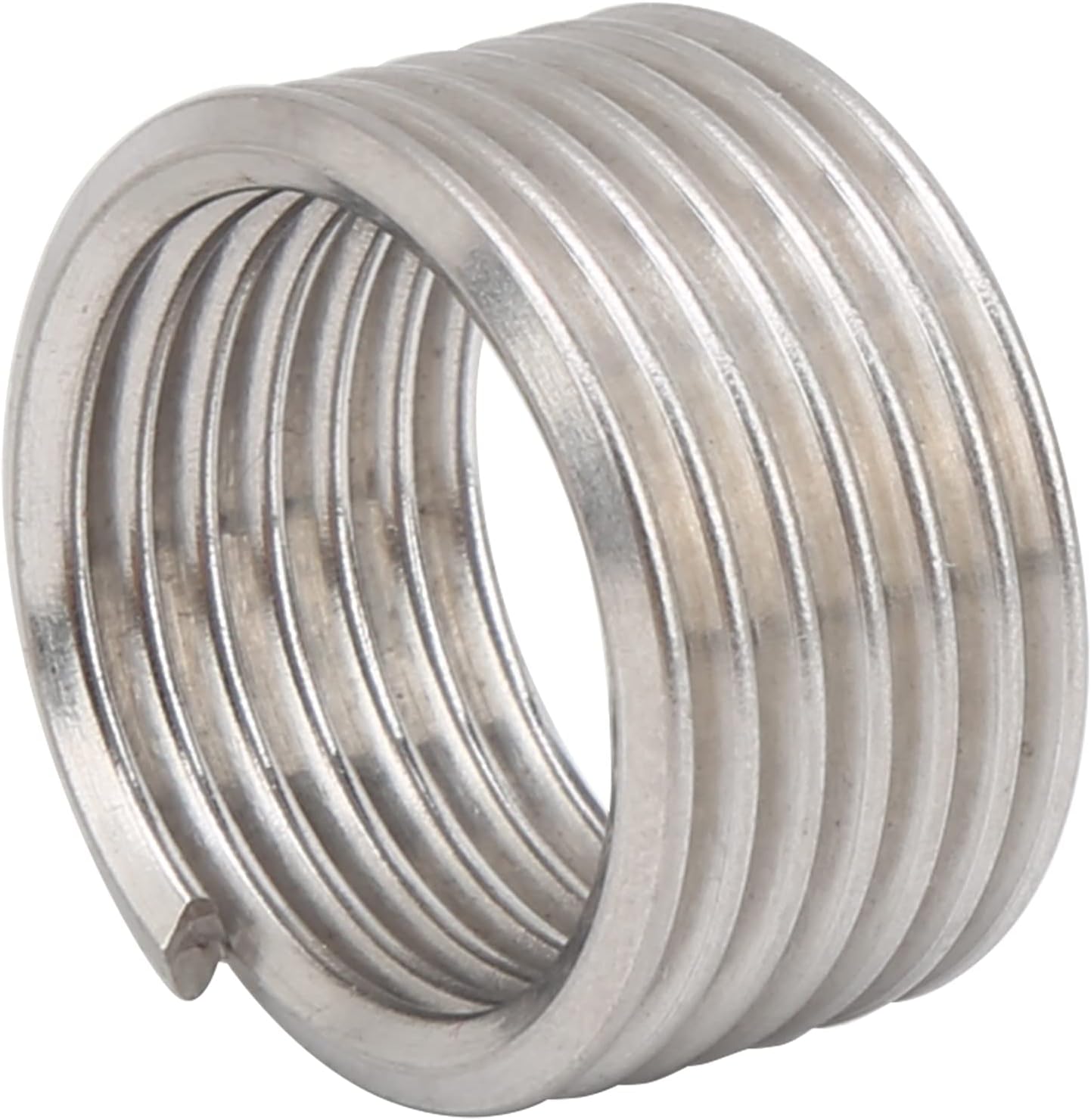 10 PCS Thread Insert, M18 x 2 Helicoil Thread Sleeves, Stainless Steel Wire Thread Sheaths in Different Length to Choose for Thread Repair(18mm)