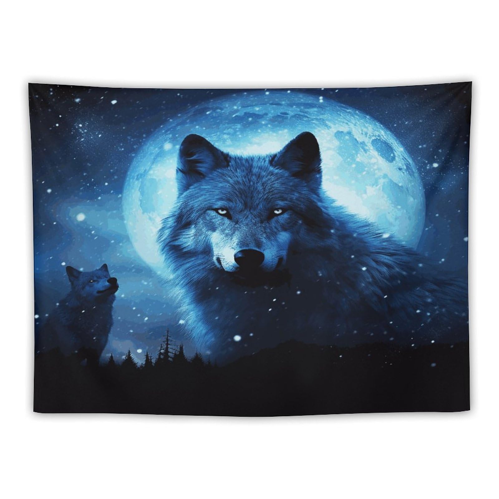 LDGSUPH Wolfs Tapestry Wall Hanging Decor Anti-fading Aesthetic Wall Tapestries Fashion Wall Blanket Decor Modern Wall Art Tapestry for Bedroom Home Decor 30"x40"