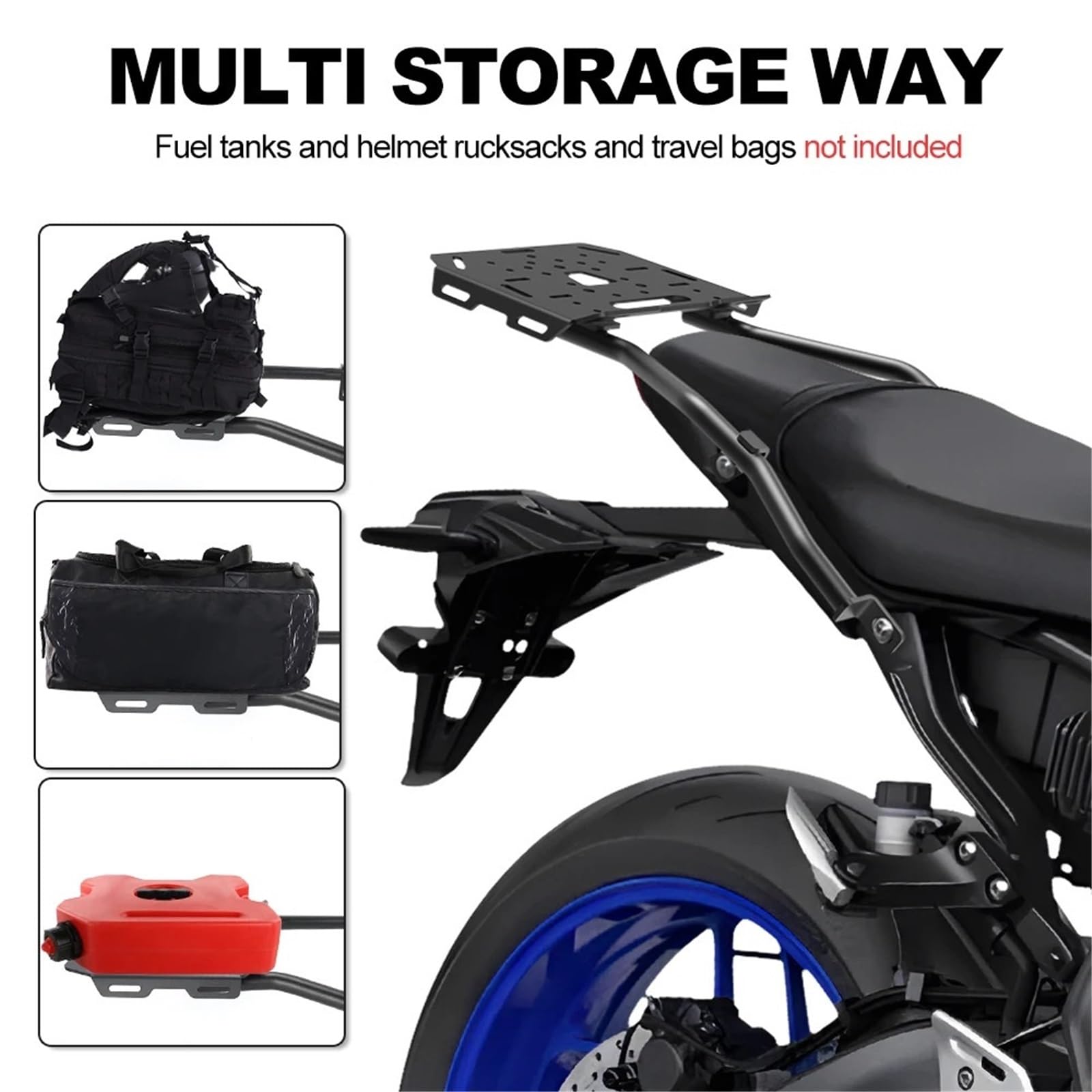 Do MT-09 SP 2021-2023 Tylny Bagażnik Motocyklowy Półka Uchwyt Ładunkowy motocyklowy Wspornik Bagażnik Tylny Motocykla