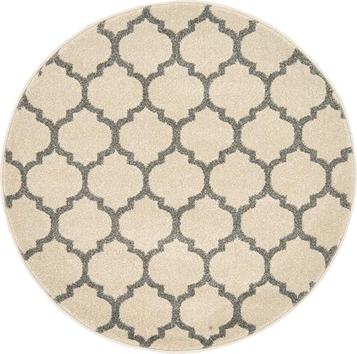 Vista 408 de Unique Loom Trellis Collection - Alfombra estilo marroquí de enrejado gris oscuro (8' 0 pies x 11' 0 pies)