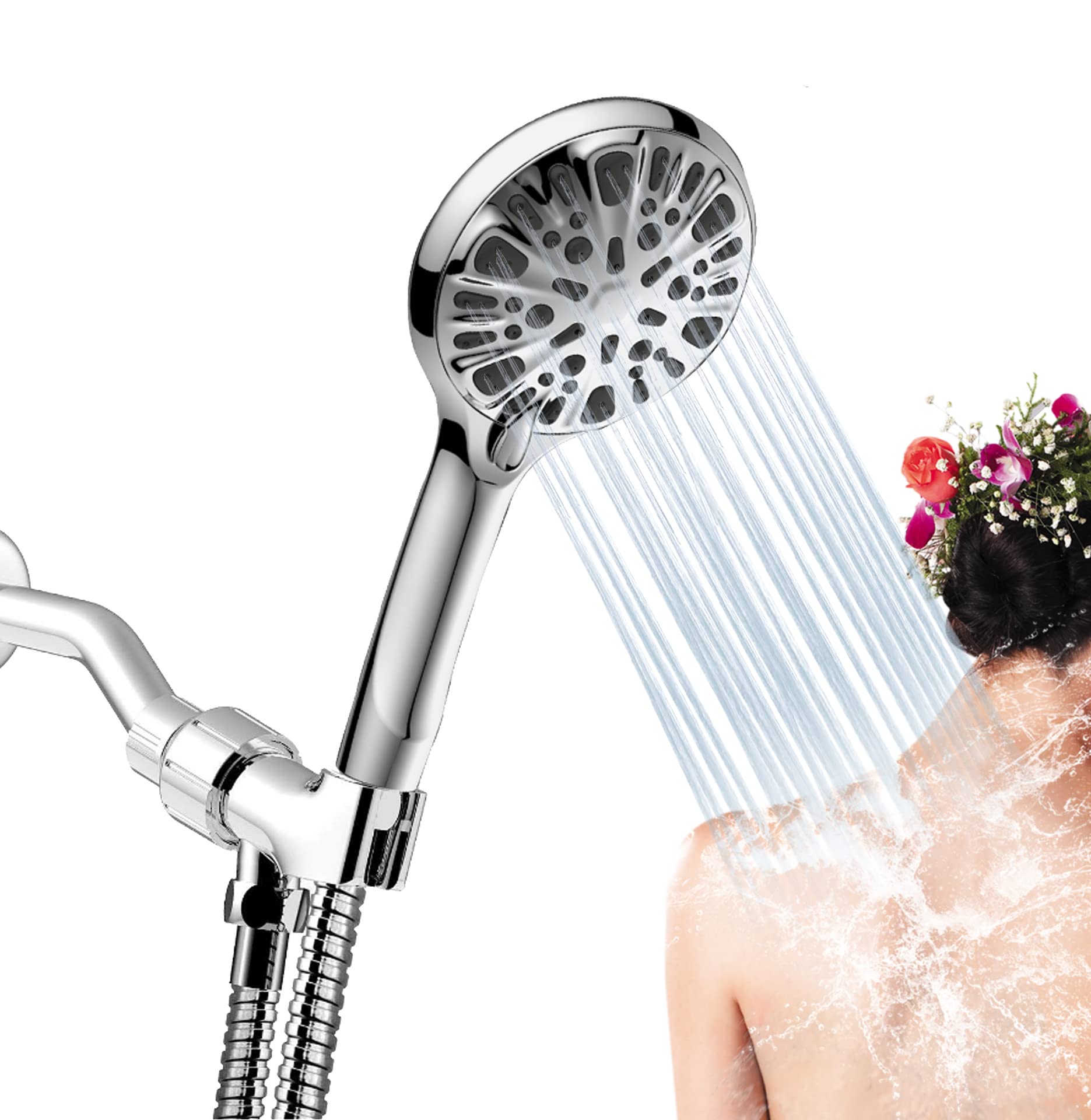 Buy High Pressure 9mode Handheld Shower Head Anticlog Nozzles