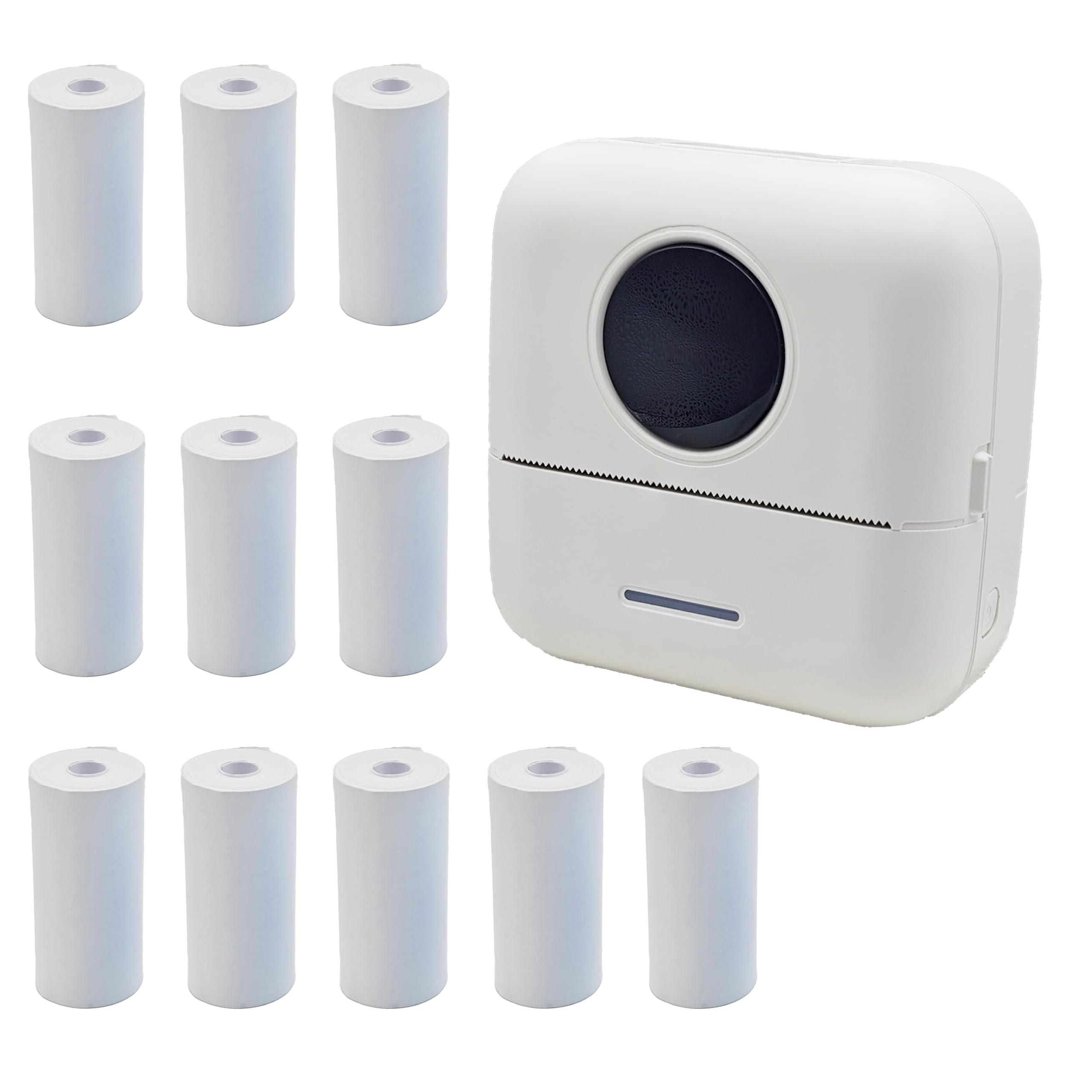 Mini imprimante portable smartphone iOS Android avec papier autocollant Bluetooth