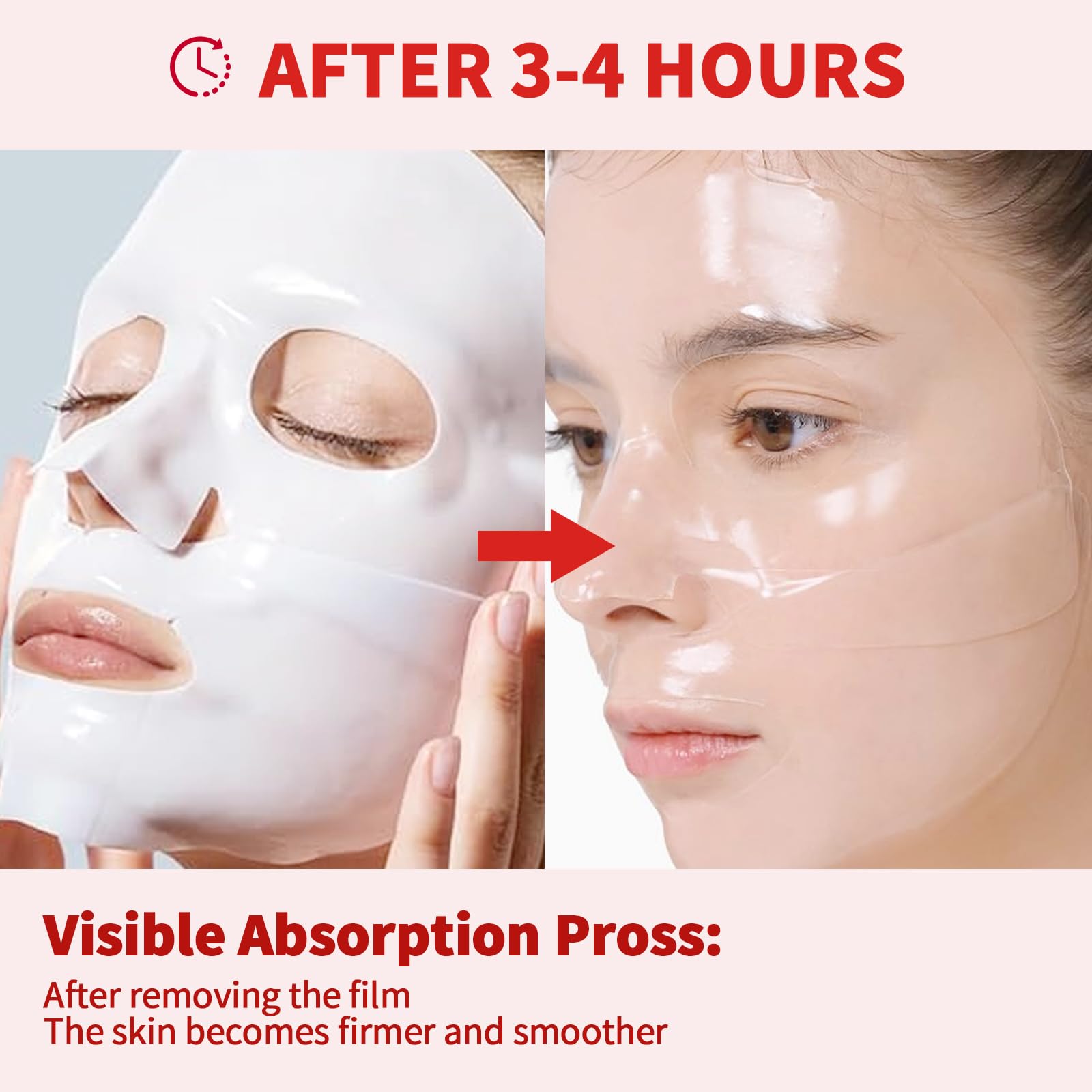 OKADY 4-Pack Collagen Face Mask - Image 4