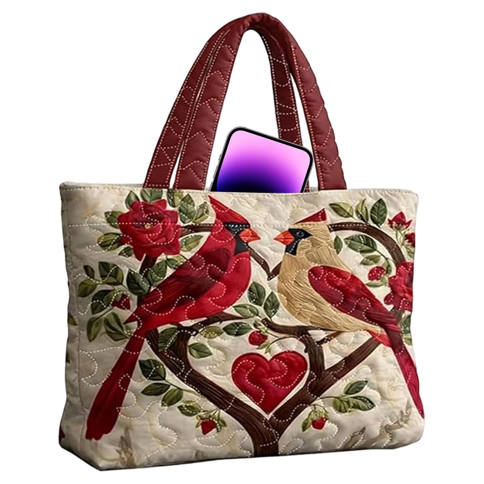 Sac de sport matelassé grand format rouge multi-compartiment - 8