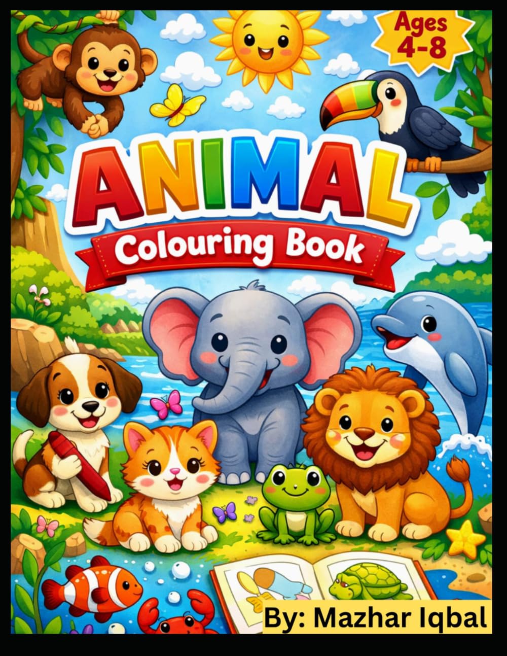 Animal Colouring Book For Kids