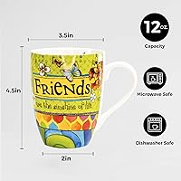 Vista 4 de Divinity Boutique Ceramic Mug Mug & Note Stack, One Size, Friends