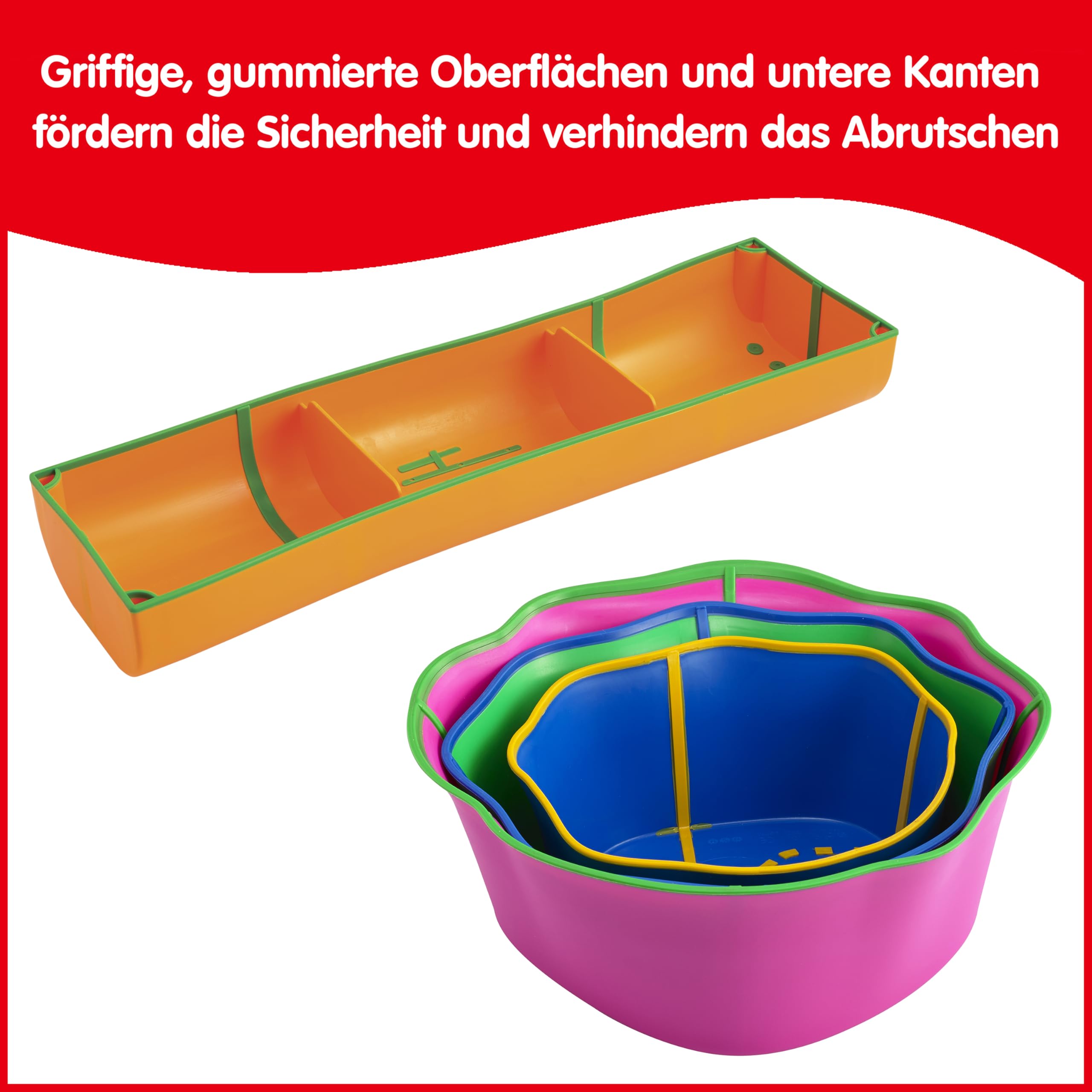 edxeducation Step-a-Trail - 6-teiliger Hindernisparcours für Kinder im Garten - Indoor und Outdoor - Fördert Koordination und Selbstvertrauen - Körperliches und sensorisches Spiel