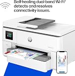 HP OfficeJet Pro 9720 Wide-Format Wireless All-in-One Color Inkjet Printer, Print, scan, Copy, fax up to 11x17, ADF, Duplex Printing Best-for-Office, 3 Month Trial of Instant Ink Included (C2XF9A)